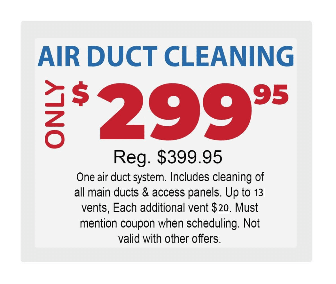 Online Specials ProClean Air Duct and Carpet Cleaning