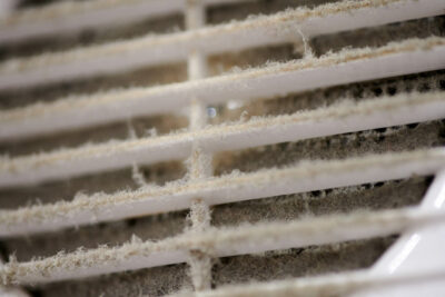 A Dusty Air vent after an Airduct Cleaning in Reston 