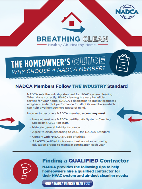 NADCA's Guide for Homeowners