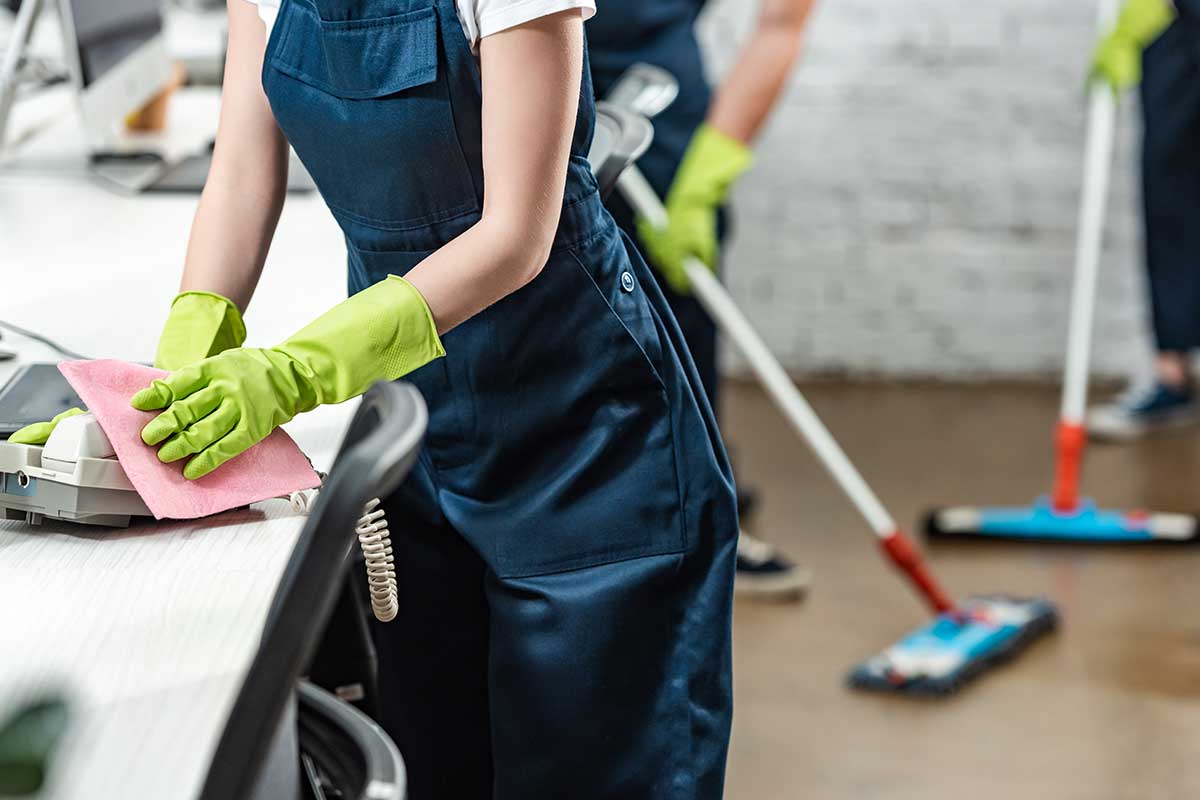 workers providing Office Disinfection Service in Montgomery County, MD